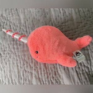 JellyCat Sea Sorbet Narwhal Coral Stuffed Animal Collectors London Ocean Toy